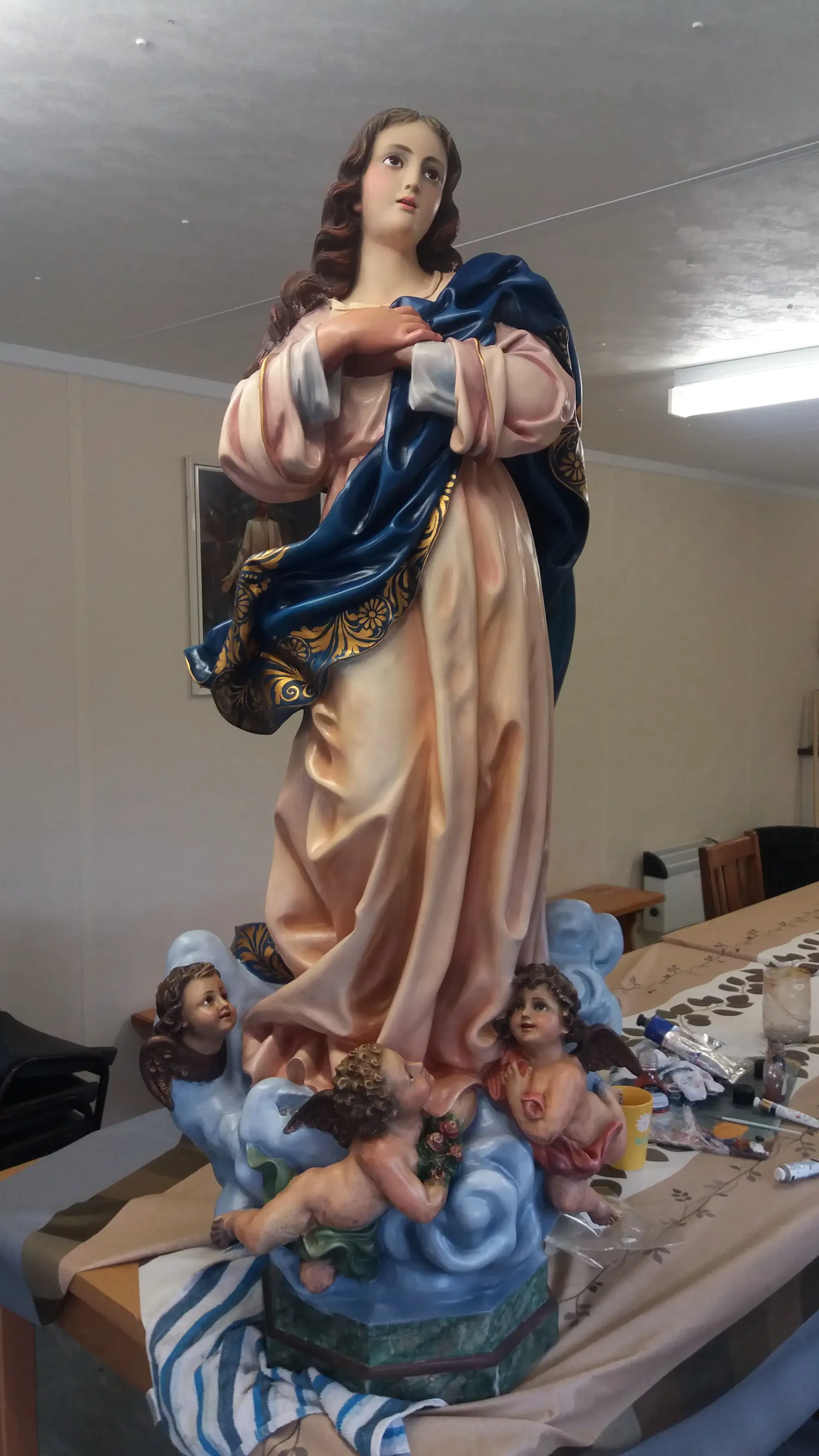 Immaculate Conception statue restoration